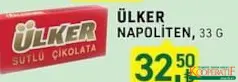 ÜLKER NAPOLİTEN SÜTLÜ ÇİKOLATA 33 G